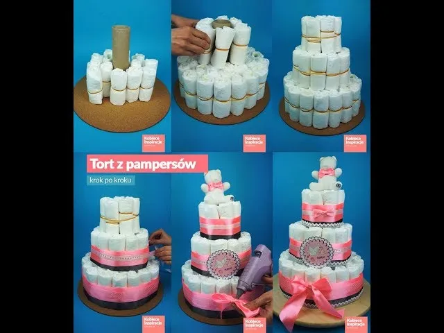 Tort z pampersów DIY: Stwórz idealny prezent krok po kroku!