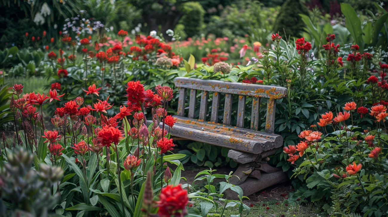 Ogród pełen czerwonych kwiatów: Jak zapewnić im idealną opiekę?