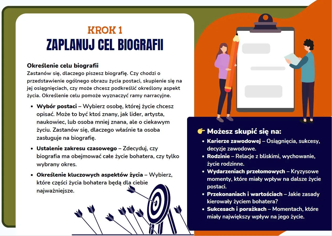 Jak napisać biografię? Kompletny przewodnik krok po kroku