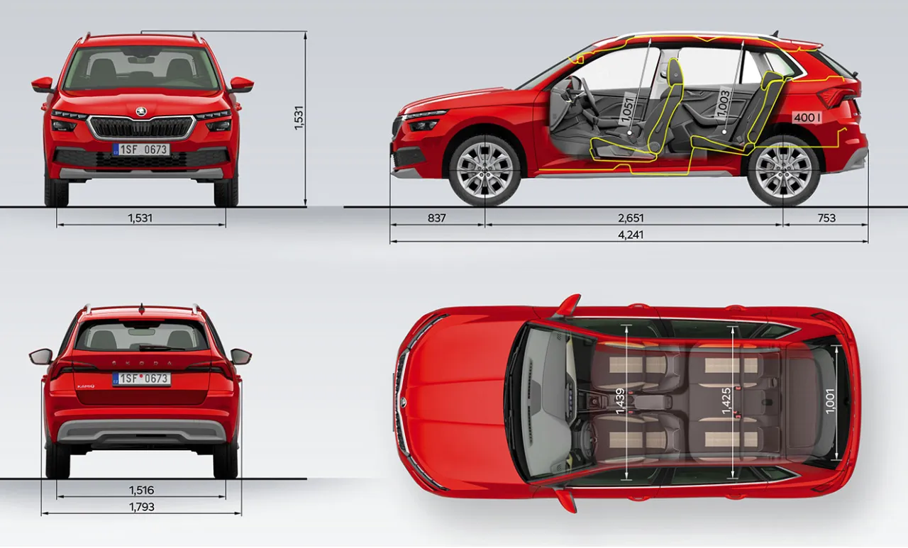 Skoda Kamiq bagażnik: Wymiary i praktyczne zastosowanie w codziennym użytkowaniu