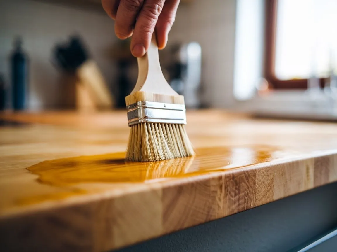 Jak prawidłowo olejować blat drewniany: skuteczna pielęgnacja