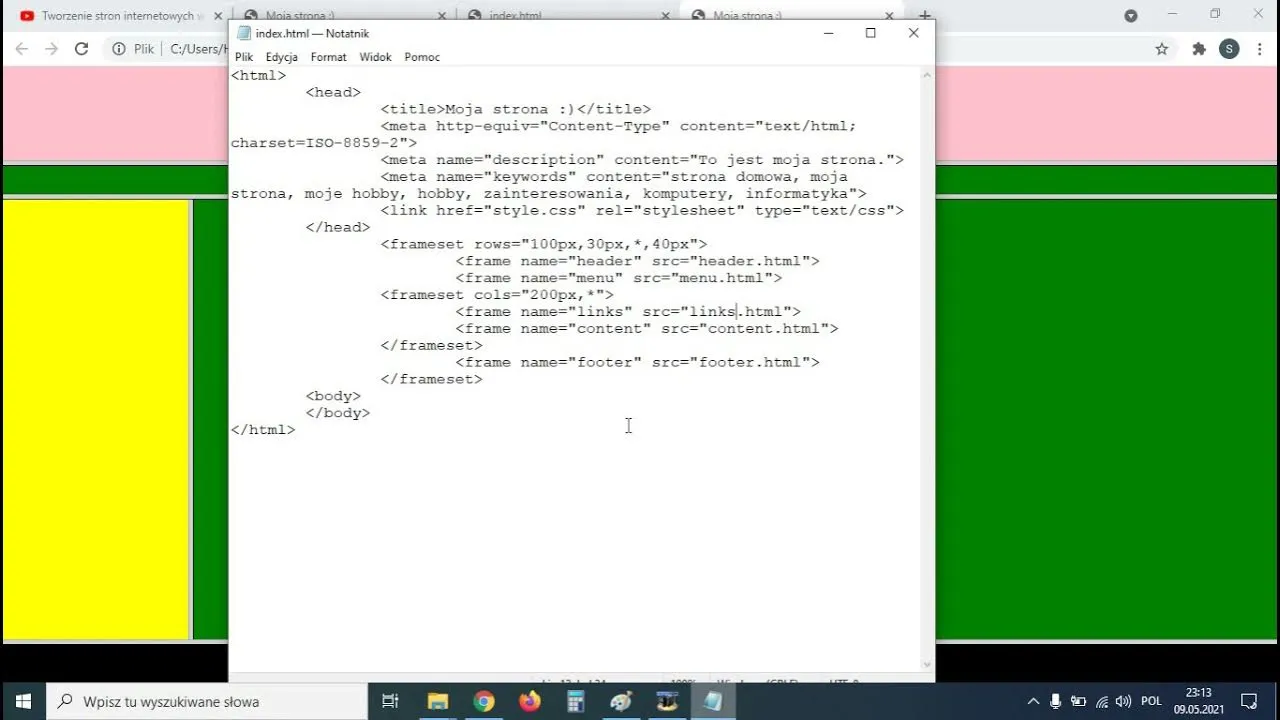Jak otworzyć stronę HTML z Notatnika i uniknąć błędów w kodzie