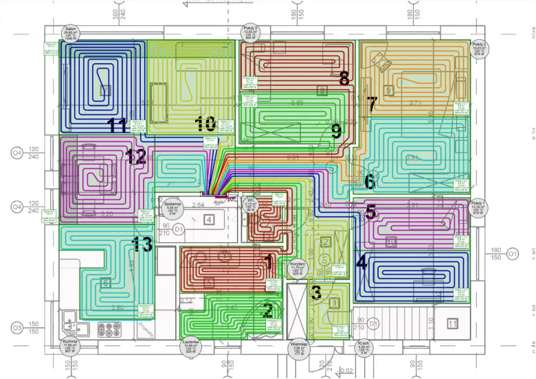 Ile rury na m2 ogrzewania podłogowego? Oblicz dokładnie i oszczędzaj