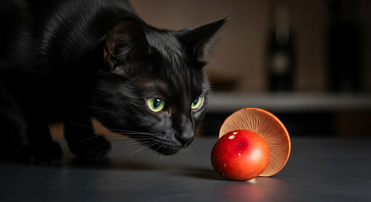 Czy koty mogą jeść pieczarki? Oto niebezpieczeństwa, które musisz znać