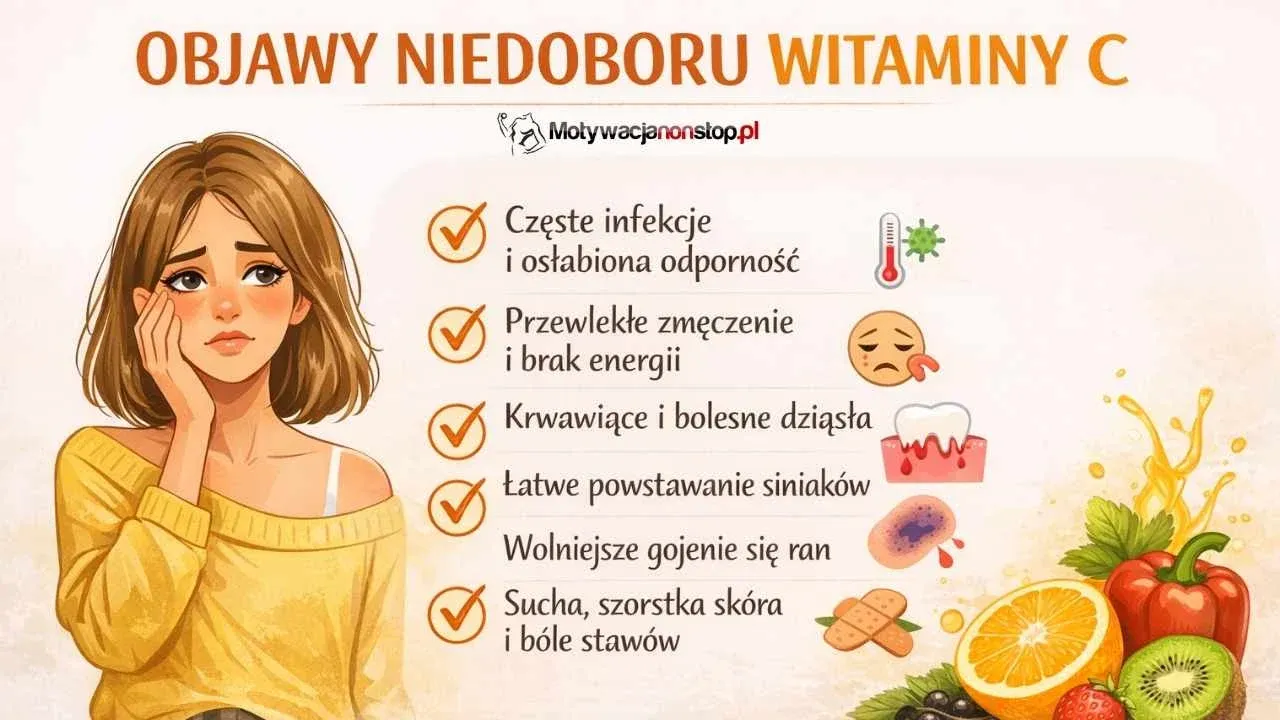Objawy niedoborów witamin: Rozpoznaj sygnały ciała i działaj!