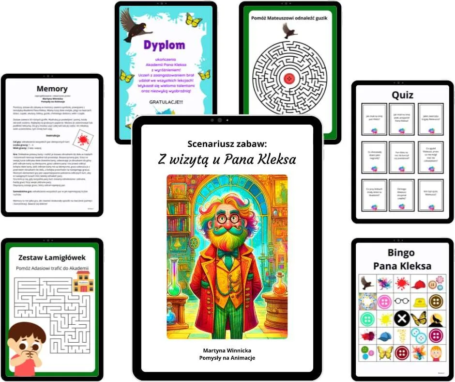 Gra Akademia Pana Kleksa: Magiczna Przygoda dla Fanów Książki