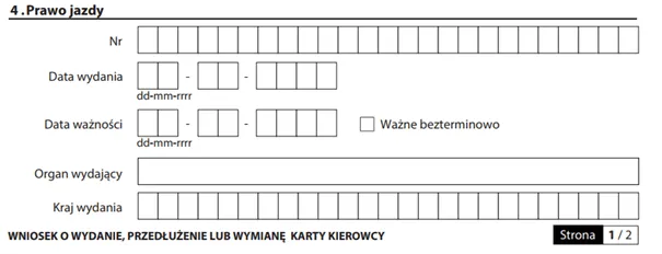 Kiedy można złożyć wniosek o kartę kierowcy, aby uniknąć przerw w pracy?
