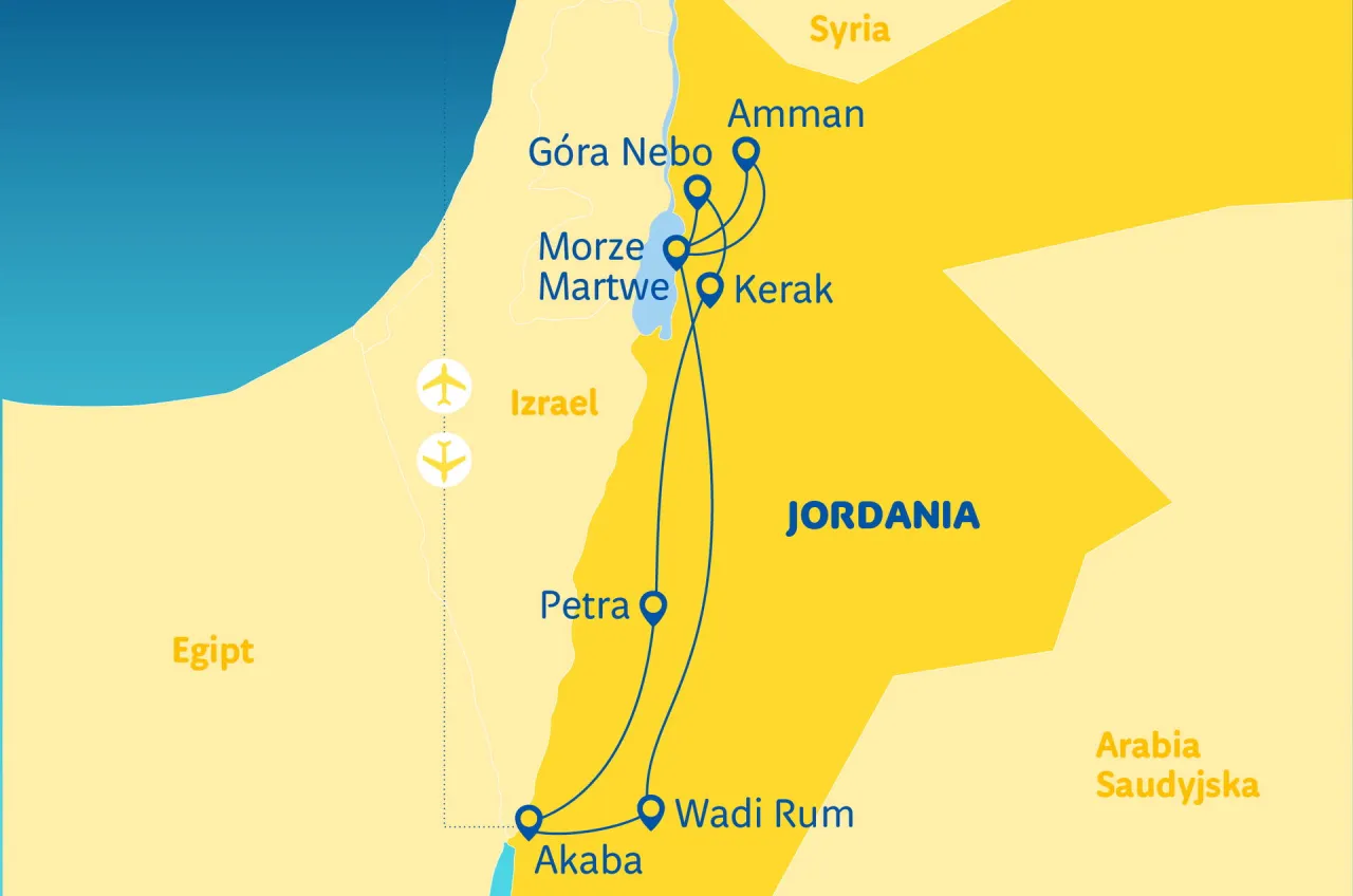 Mapa samochodowa Jordanii: niezbędnik dla podróżujących autem