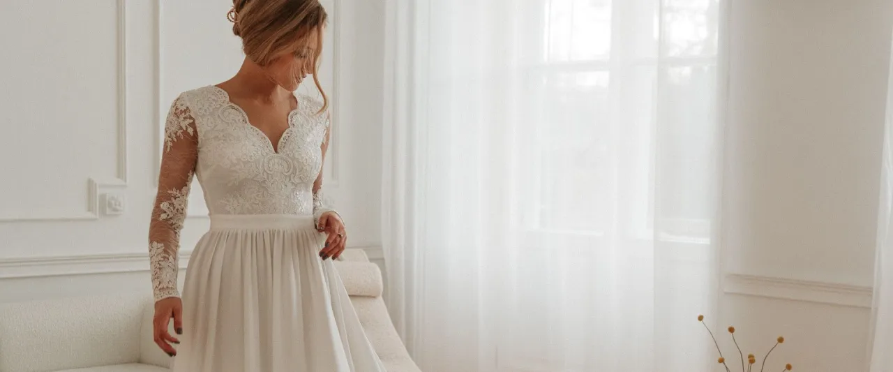 Muślinowa suknia ślubna dla kogo? Idealne fasony i porady stylowe