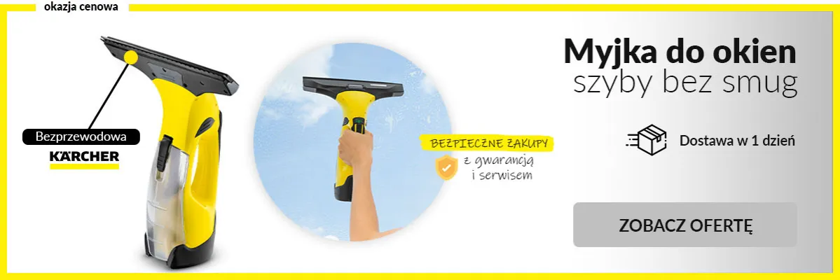 Koncentrat Kärcher do okien: Jak używać, by nie mieć smug?