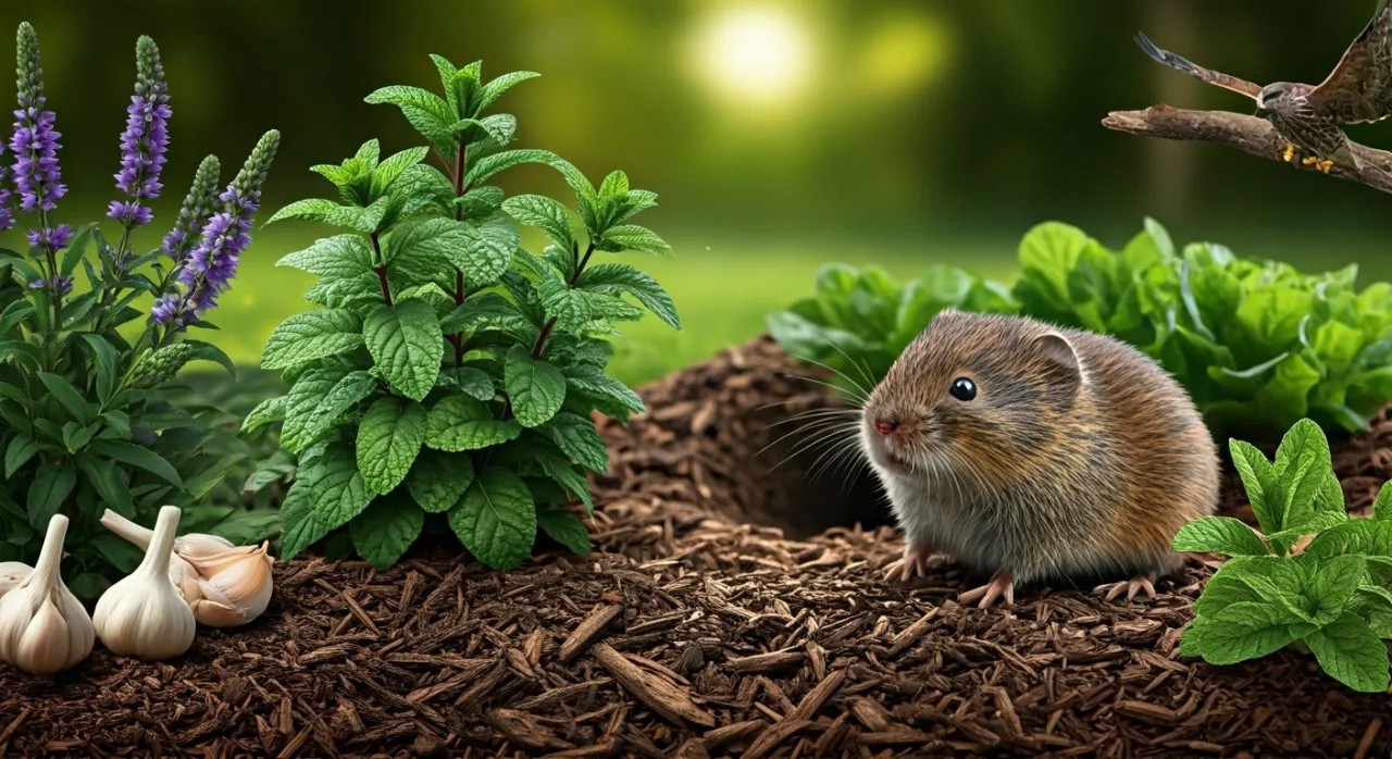 Jak zwalczyć nornice w ogrodzie domowym sposobem bez chemii