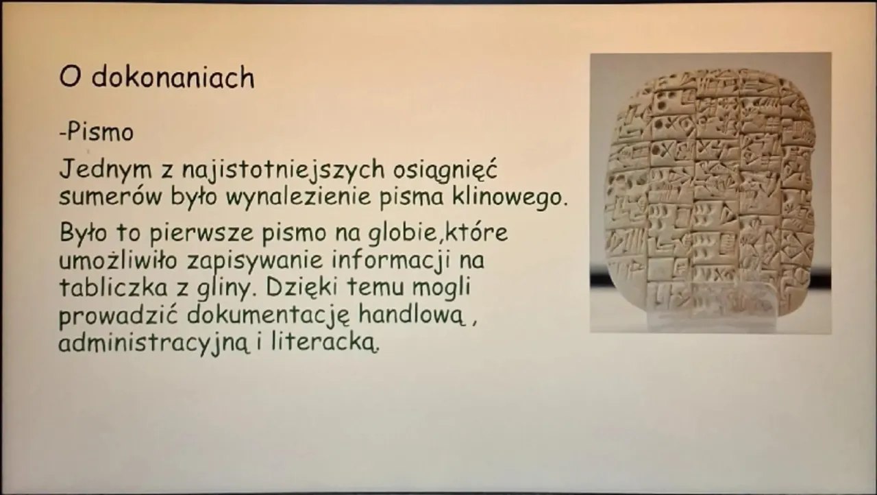 Wynalazki Sumerów: Jak ukształtowali nasz świat?