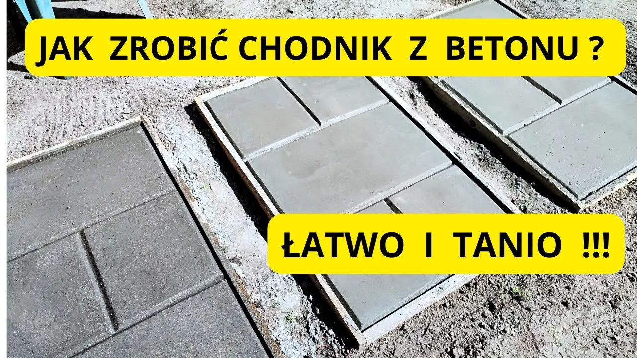 Jak zrobić chodnik z betonu – uniknij najczęstszych błędów i zyskaj trwałość
