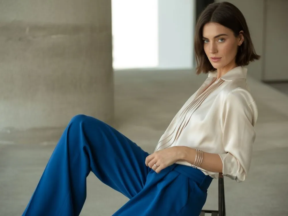 Jaka bluzka do granatowych spodni? Odkryj idealne połączenia