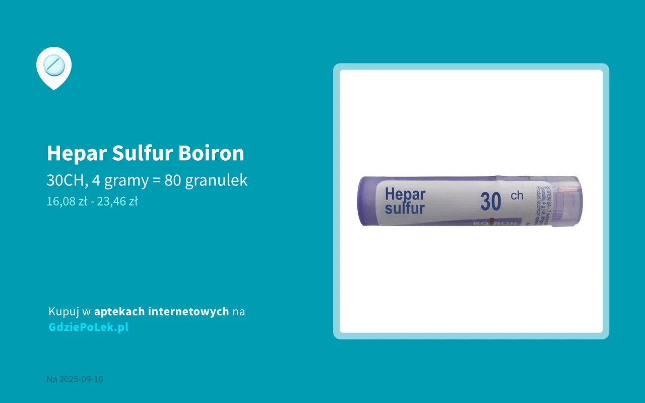 Hepar sulfur homeopatia - skuteczne zastosowanie i dawkowanie leku