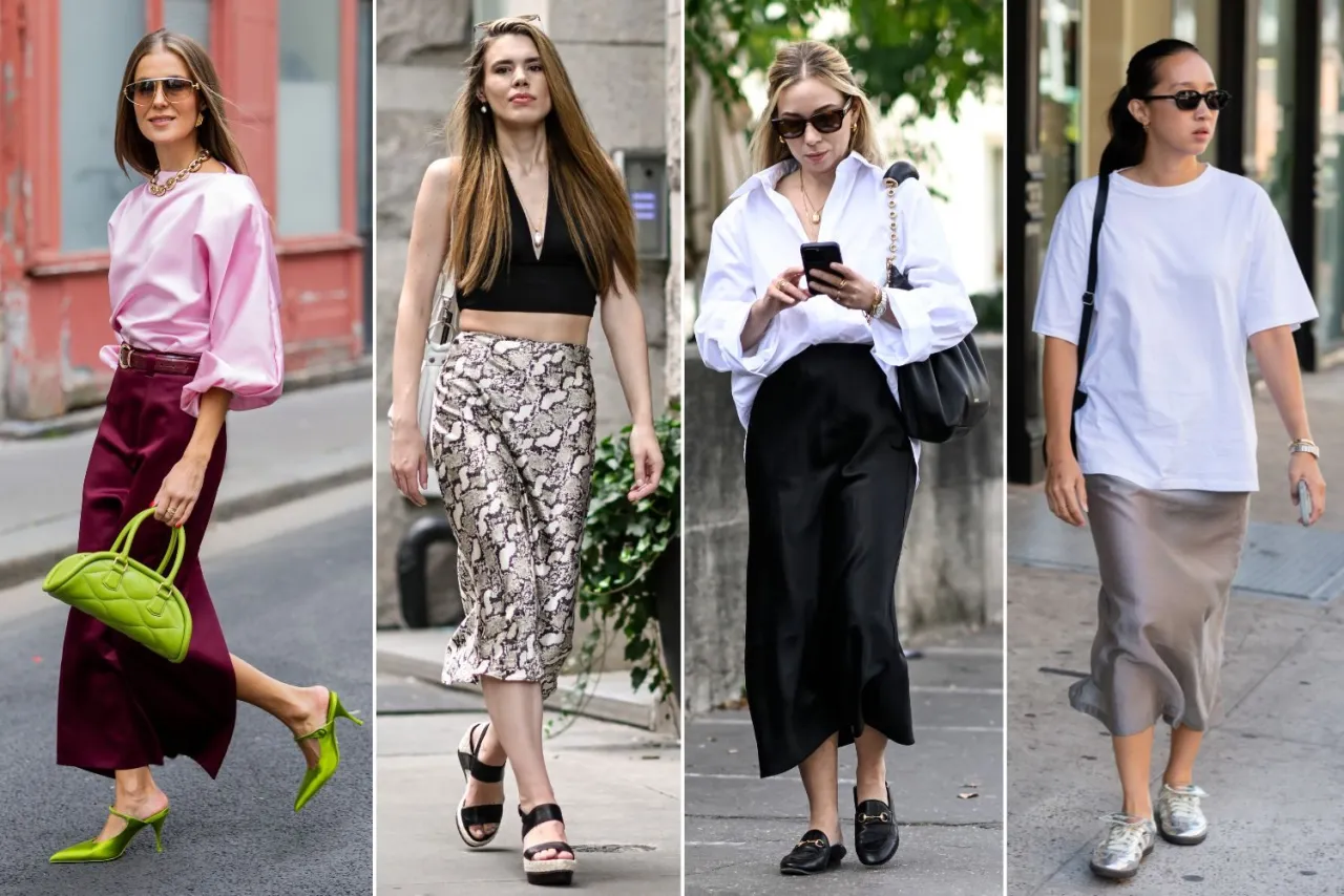 Satynowa spódnica: Stylizacje na co dzień, do pracy i wieczór