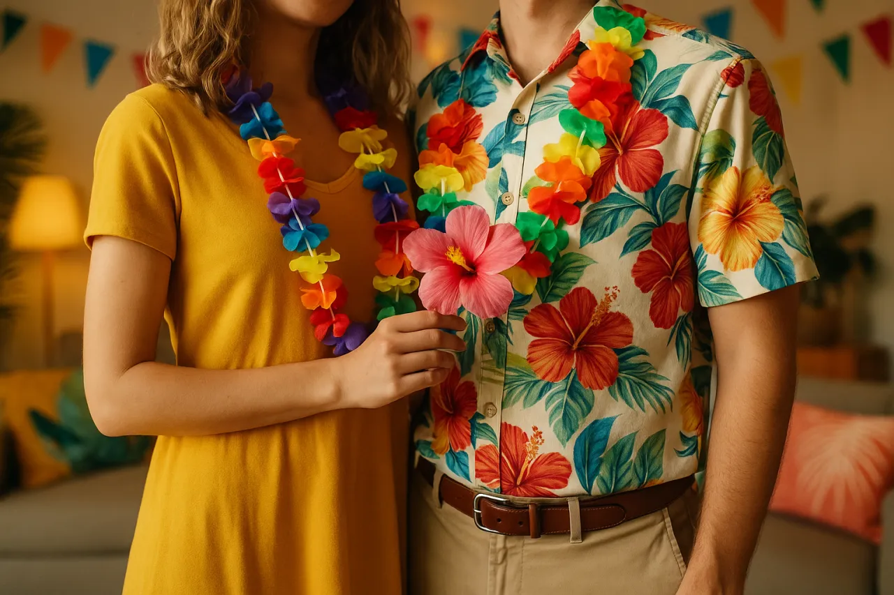 Hawajska impreza: Jak ubrać się stylowo? Poradnik dla niej i dla niego
