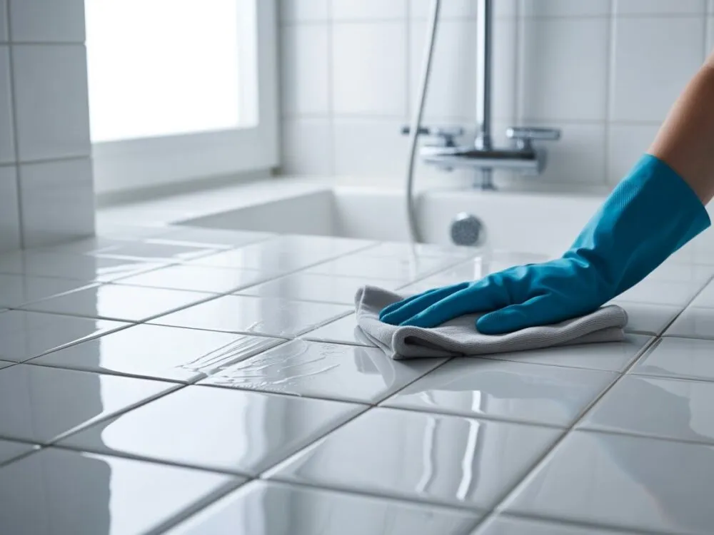 Czym myć kafelki na ścianie? Porady eksperta: bez smug i kamienia!