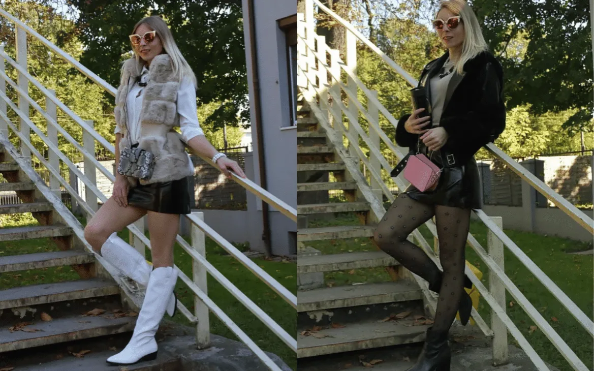 Jakie rajstopy do skórzanej spódnicy wybrać, aby wyglądać stylowo?