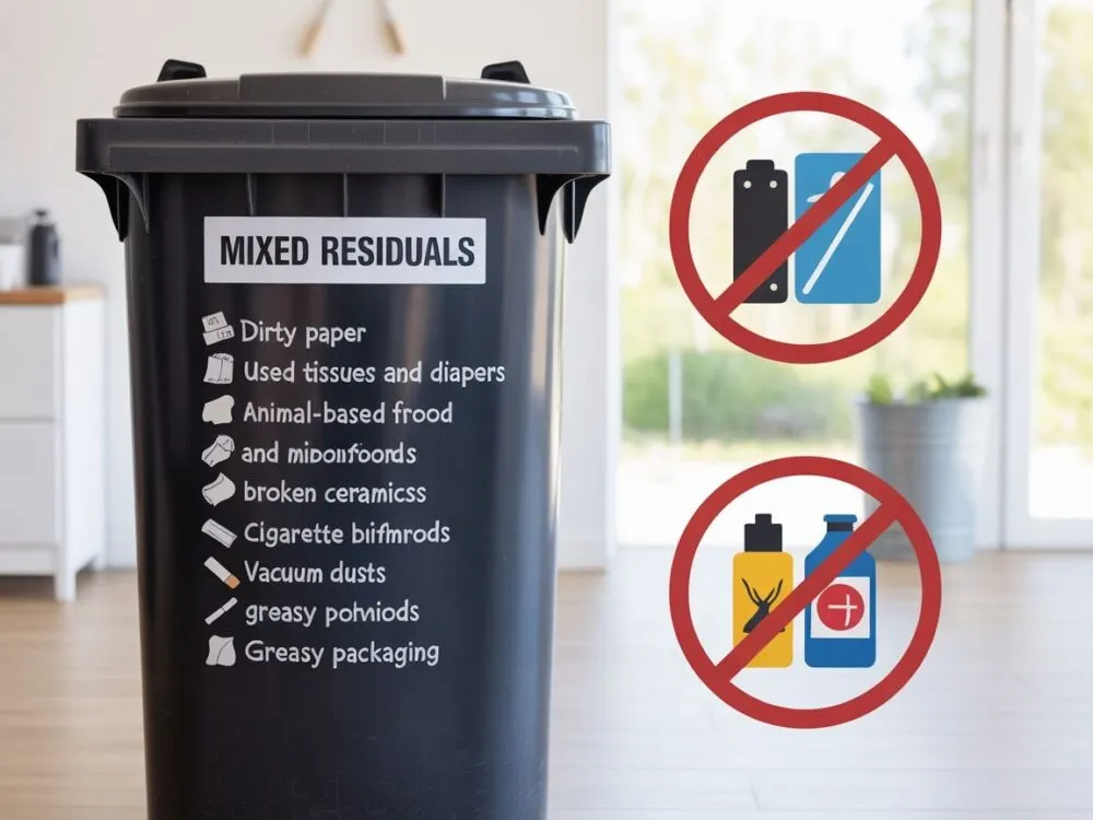 Czarny pojemnik: co wrzucać, czego nie? Segreguj bezbłędnie!