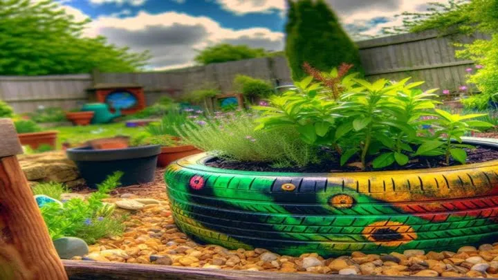 Jakie farby wybrać do kwietników z opon, aby były trwałe i odporne?