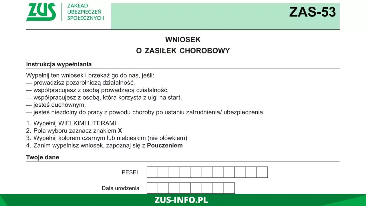 Zasiłek chorobowy po ustaniu zatrudnienia - jakie dokumenty są potrzebne?