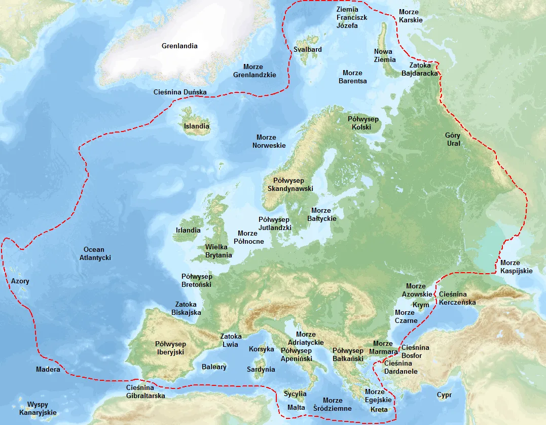 Granica Europy z Azją: dokładny przebieg przez 5 kluczowych obszarów