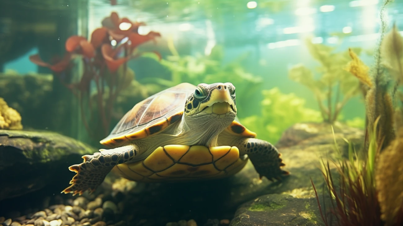 Filtr idealny dla żółwi wodno-lądowego