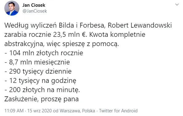 Zarobki Lewandowskiego dziennie: Ile naprawdę zarabia?