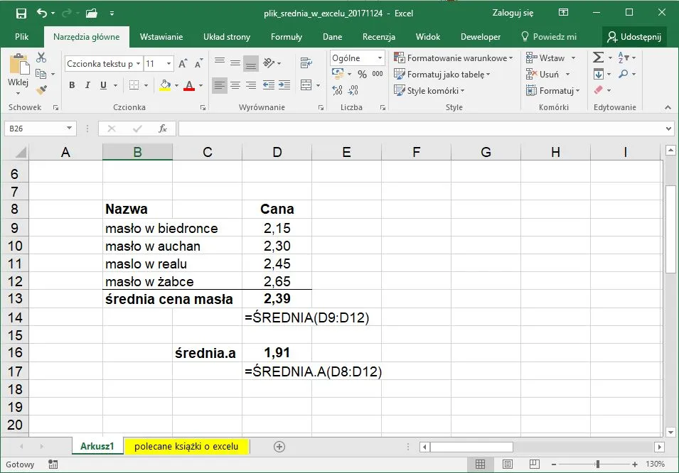 Jak obliczyć średnią arytmetyczną w Excelu – proste kroki, które musisz znać
