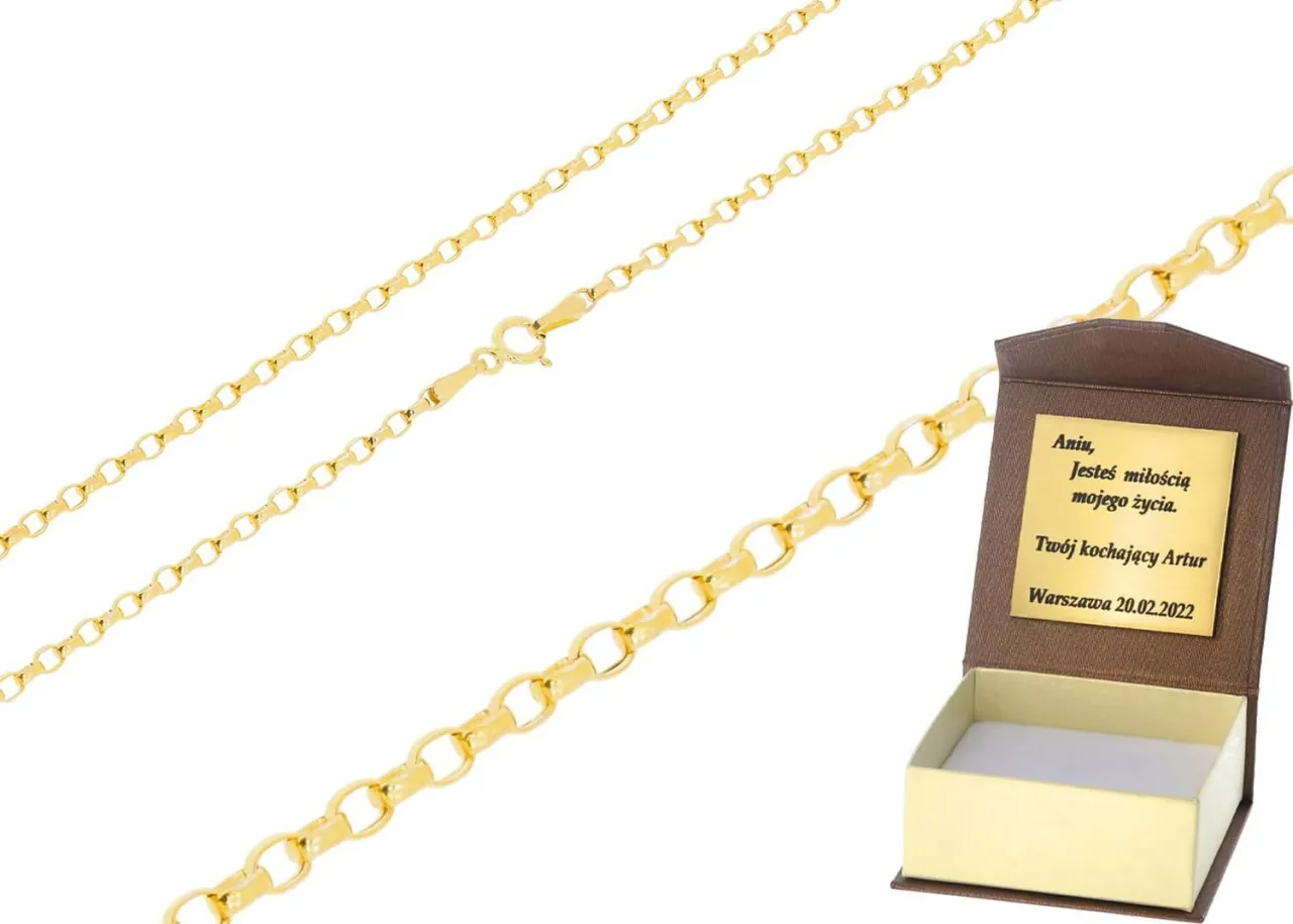 Ile kosztuje złoty łańcuszek próby 585? Sprawdź ceny i modele