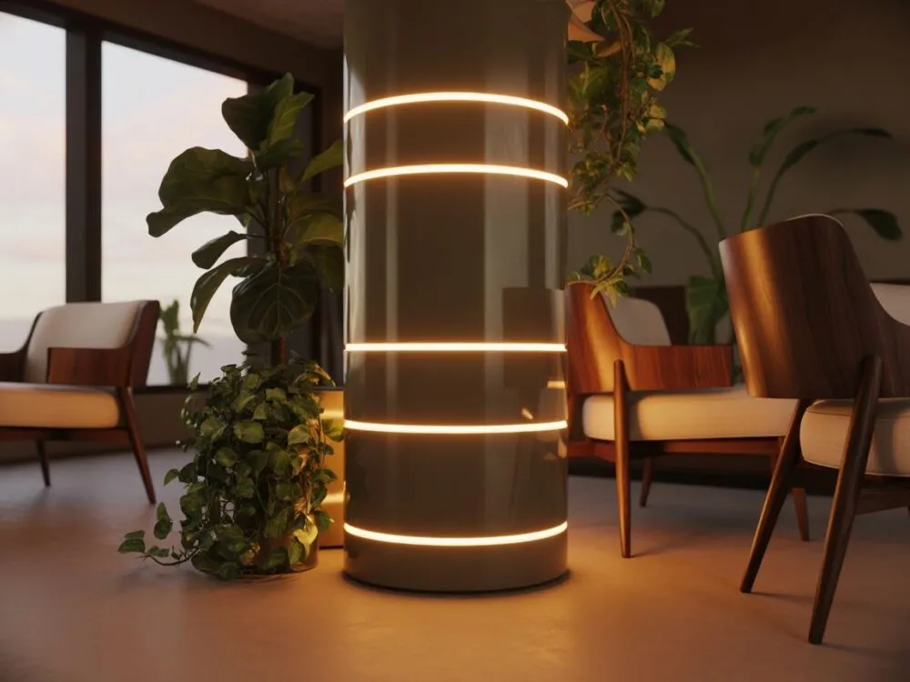 Słup w salonie: jak z problemu zrobić designerski atut?