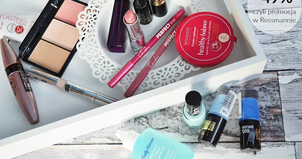 Co kupić na promocji w Rossmannie, aby zaoszczędzić na kosmetykach?