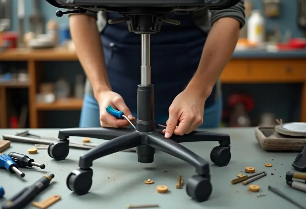 Jak rozebrać kółka z krzesła obrotowego i uniknąć problemów z ruchem