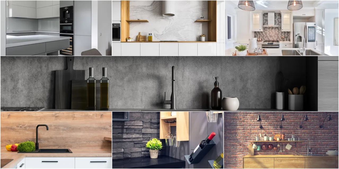 Alternatywy dla płytek w kuchni: 10 pomysłów na modną ścianę!