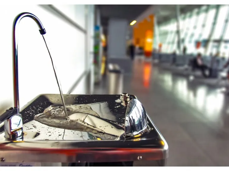 Czy na lotnisku Modlin jest poidełko? Sprawdź nowoczesne stacje napełniania