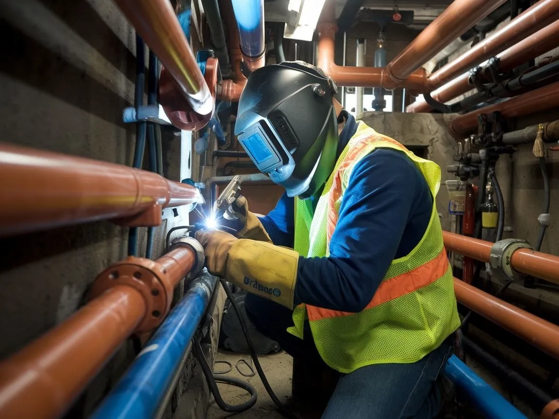 Jak zgrzewać rury PP w trudno dostępnych miejscach - skuteczne metody