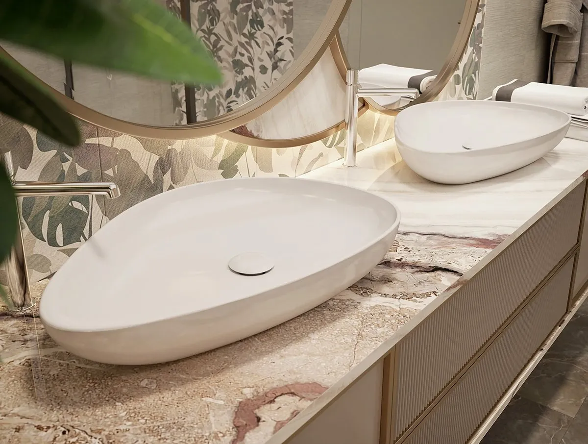 Jaką umywalkę nablatową wybrać do szafki 60 cm, by uniknąć błędów?