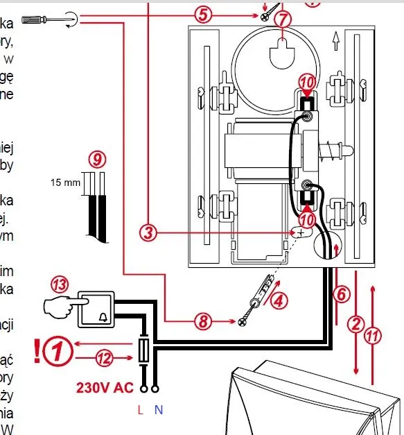 Jak bezpiecznie podłączyć dzwonek 230V Zamel – krok po kroku bez błędów
