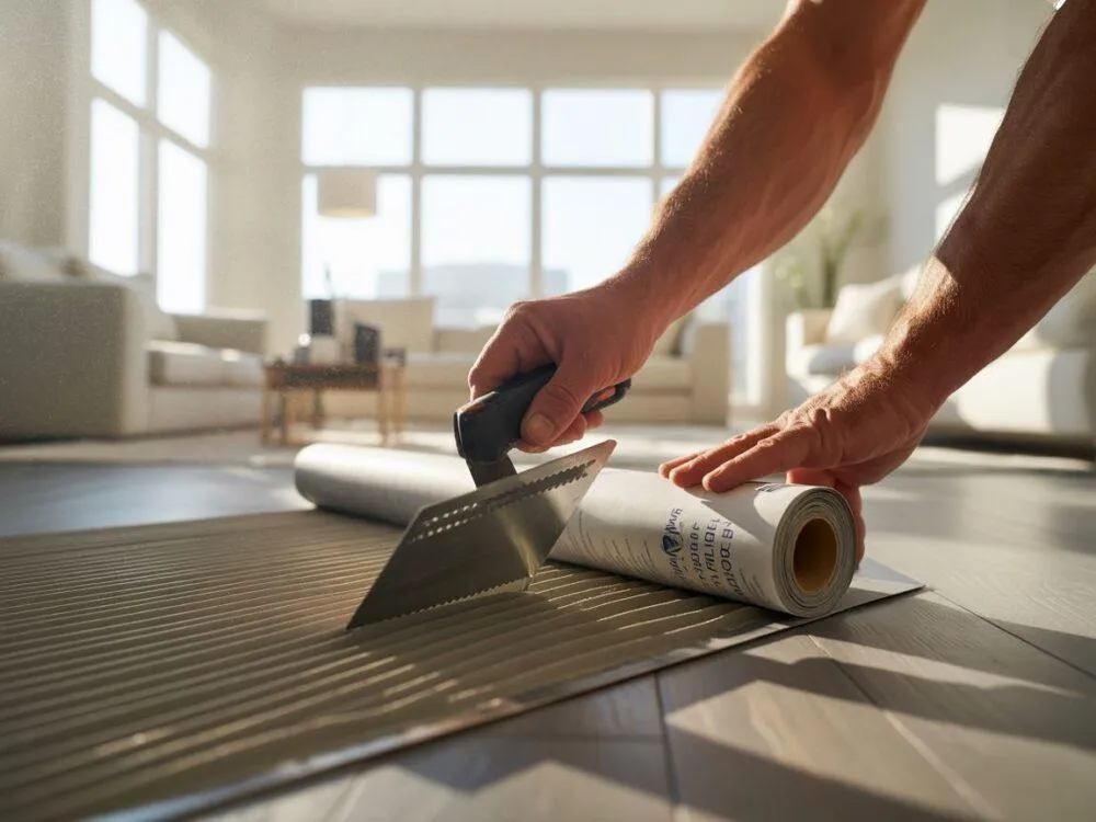 Jak położyć wykładzinę PCV na betonie bez błędów - krok po kroku