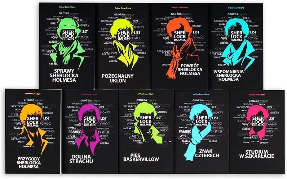 Wszystkie książki o Sherlocku Holmesie - kompletna lista w kolejności czytania
