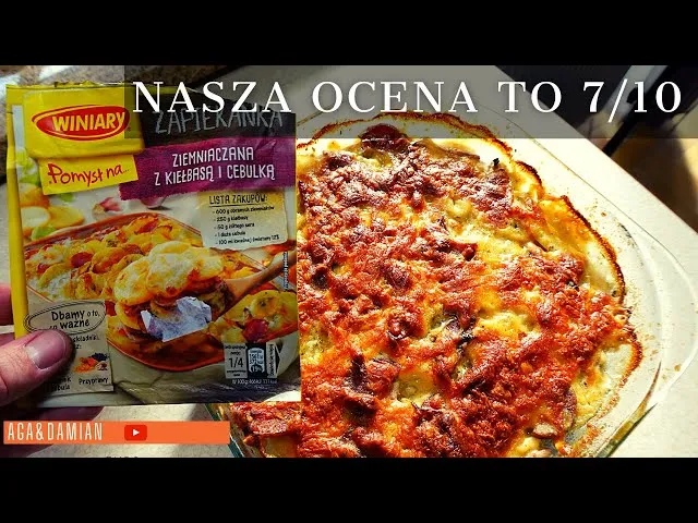 Zapiekanka ziemniaczana z kiełbasą Winiary: idealnie miękkie ziemniaki!