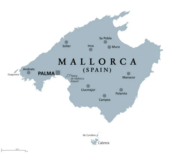 Mapa de la isla de Mallorca: explora sus secretos y maravillas