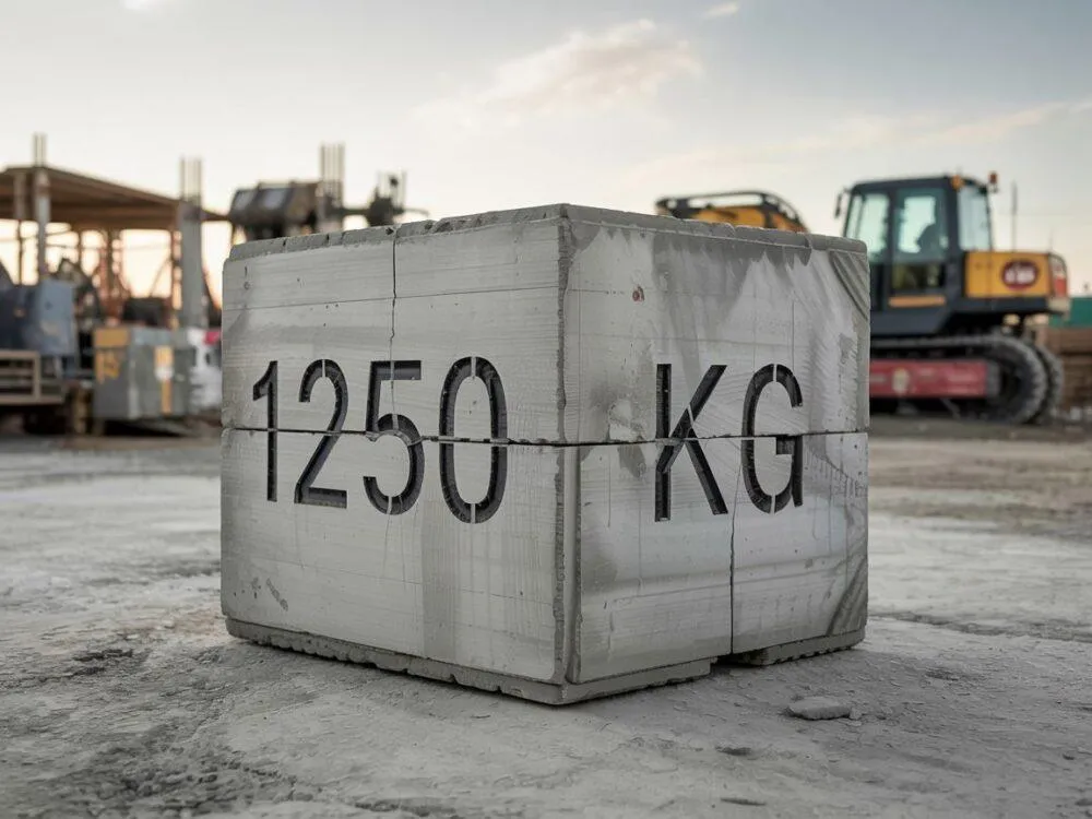 Ile waży m³ betonu? Od 800 do 3000 kg klasy i obliczenia