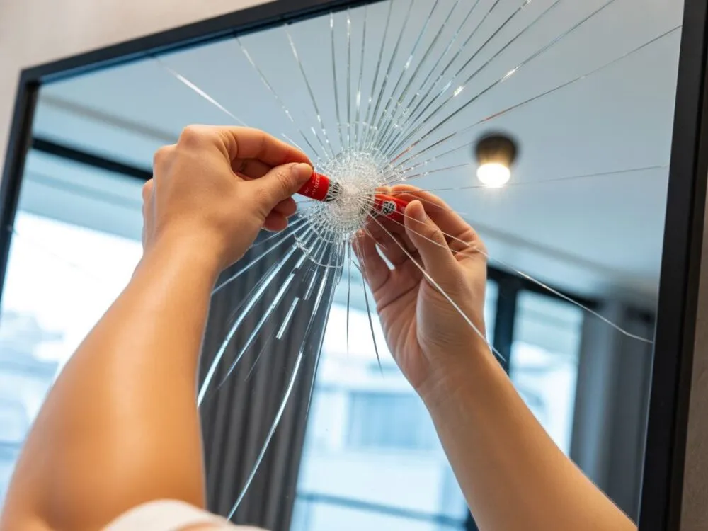 Jak naprawić pęknięte lustro? Skuteczne metody i porady