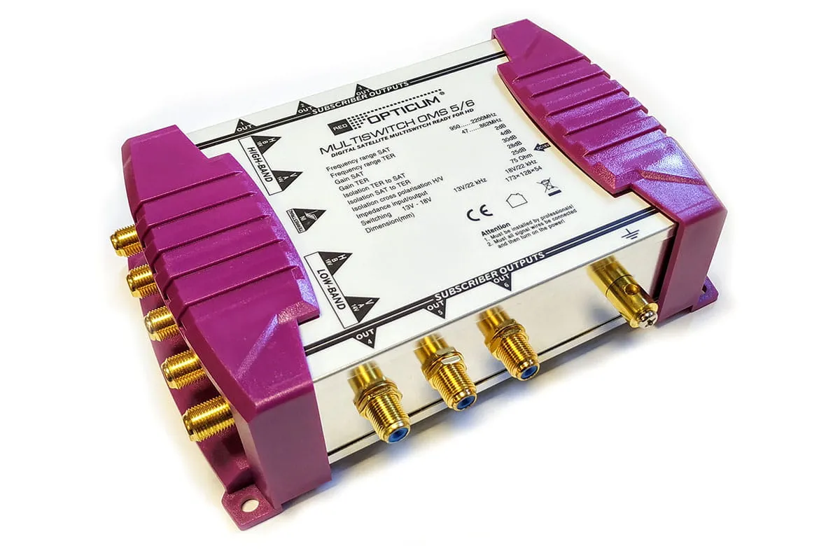 Multiswitch 5/6: Niezależny TV/SAT w 6 pokojach? Zobacz jak!