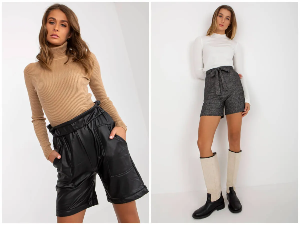 Spodenki z eko skóry: Modne stylizacje na każdą okazję!