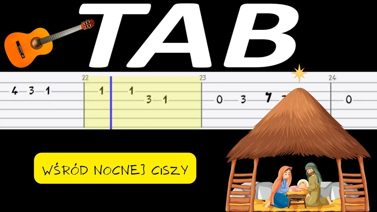 Łatwe chwyty gitarowe dla początkujących do najpiękniejszych kolęd