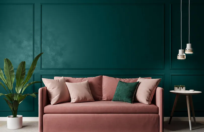 Butelkowa zieleń i róż: Odkryj magiczną kombinację kolorów