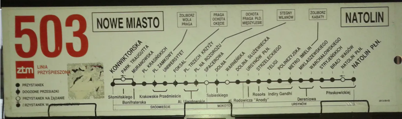 Rozkład jazdy 503 – sprawdź, kiedy autobus kursuje w Twojej okolicy